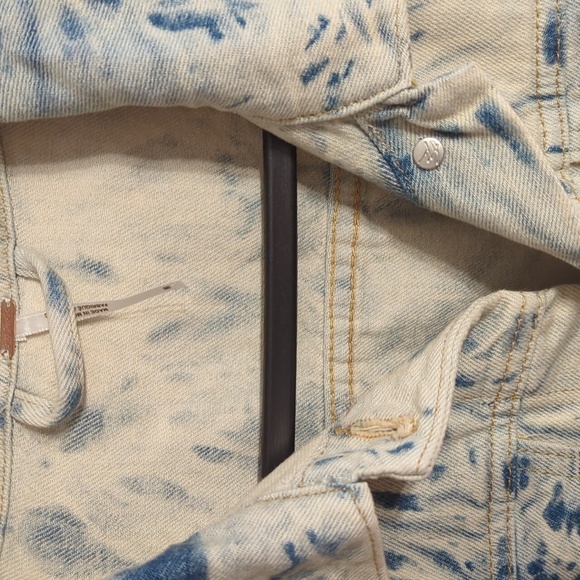 Free People Jones Tie Dye Jean Jacket - Picture 2 of 7